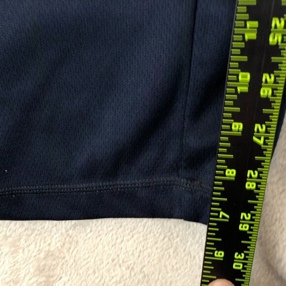 Danskin Now Womens Athletic Pants Large Straight Drawstring Activewear Navy Blue - Picture 3 of 13